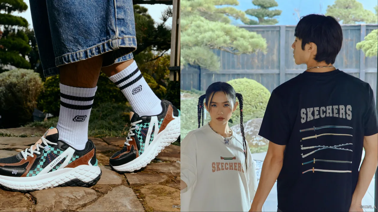 SKECHERS推出《鬼滅之刃》聯名系列。品牌提供