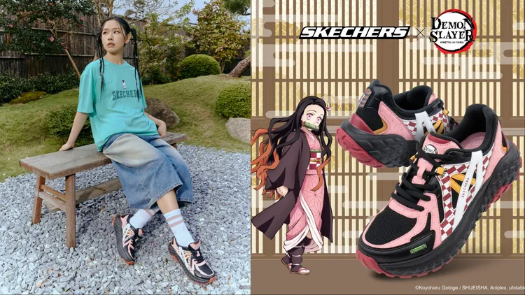 SKECHERS X《鬼滅之刃》竈門禰豆子MONSTER EVO，3490元。品牌提供