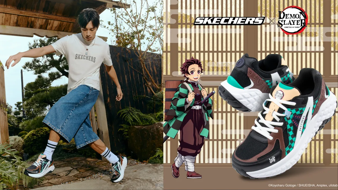 SKECHERS X《鬼滅之刃》竈門炭治郎MONSTER EVO，3590元。品牌提供