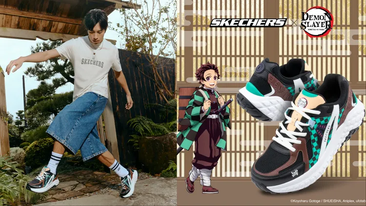 SKECHERS X《鬼滅之刃》竈門炭治郎MONSTER EVO，3590元。品牌提供