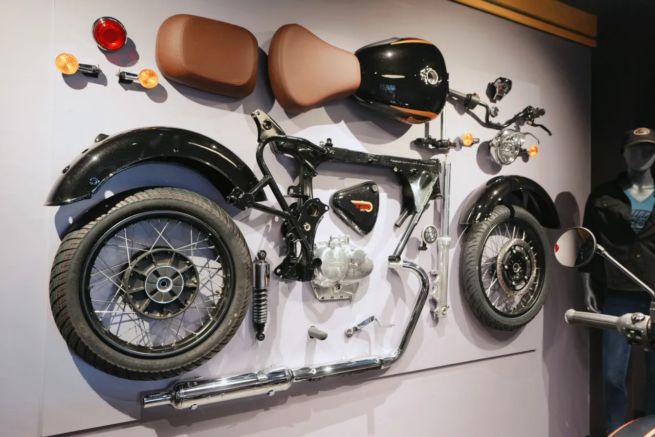 本次板橋旗艦店開幕，特別聚焦品牌最具代表性的經典車款Bullet 350。業者提供