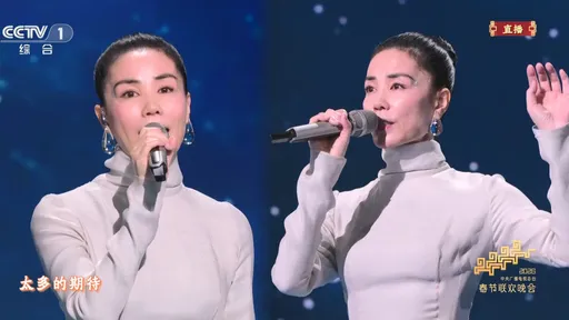 王菲6度唱《春晚》竟然小翻車　選曲冷門、妝容顯老淪敗筆
