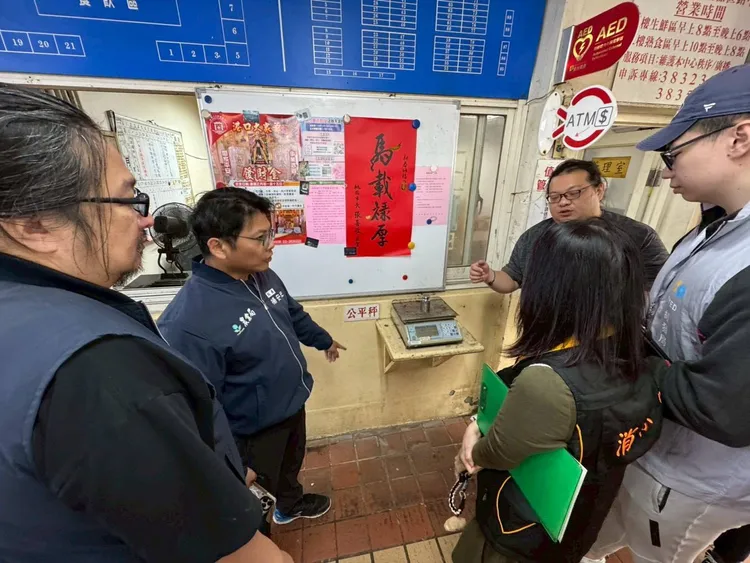 桃市府跨局處聯合稽查。農業局提供