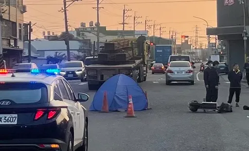 彰化聯結車追撞電輔車　55歲騎士「臟器外露」慘死