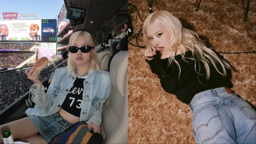 ROSÉ現身超級盃嗑熱狗好愜意　同款Levi’s丹寧燒出斷貨預警
