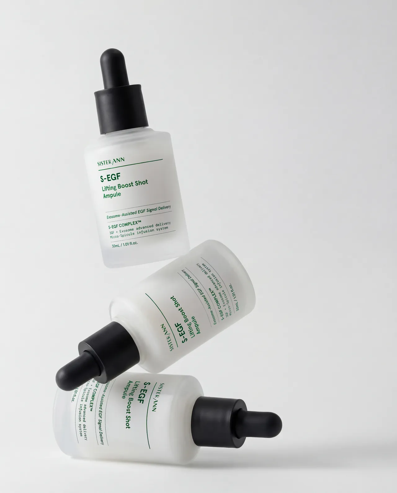 受到韓國藥妝圈熱議的SISTER ANN S-EGF 緊緻賦活安瓶精華登台。品牌提供