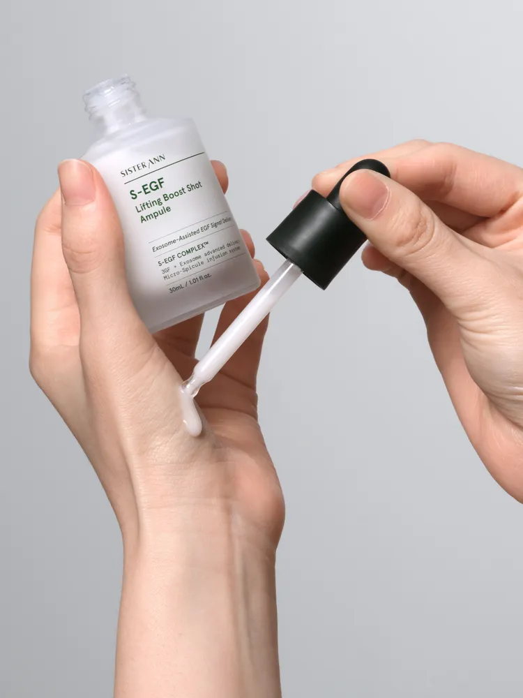 SISTER ANN S-EGF緊緻賦活安瓶精華，30ml／1500元。品牌提供