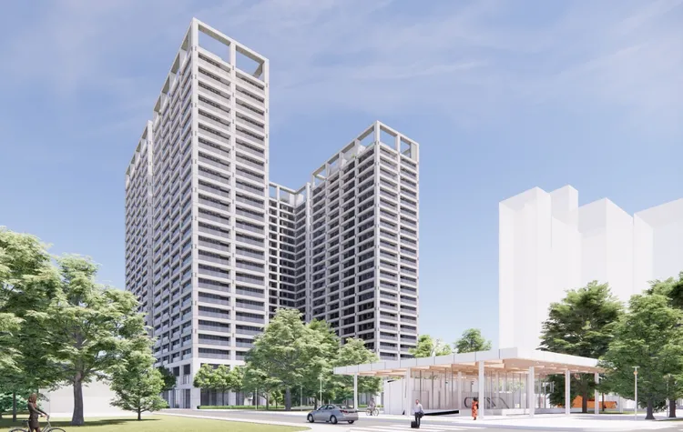 Y10聯開案具備台鐵與捷運共站機能，單案總銷至少100億元，預計最快下半年進場銷售。高市府提供