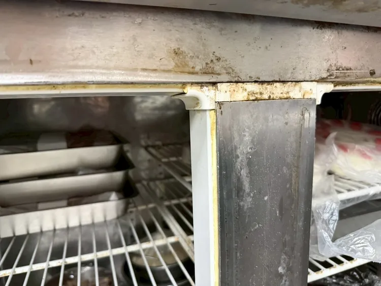 紅豆食府天母店被勒令停業並限期改善。台北市衛生局提供