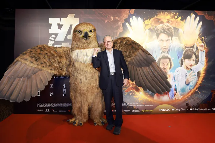 文化部長李遠出席《功夫》電影放映，用行動力挺國片。文化部提供