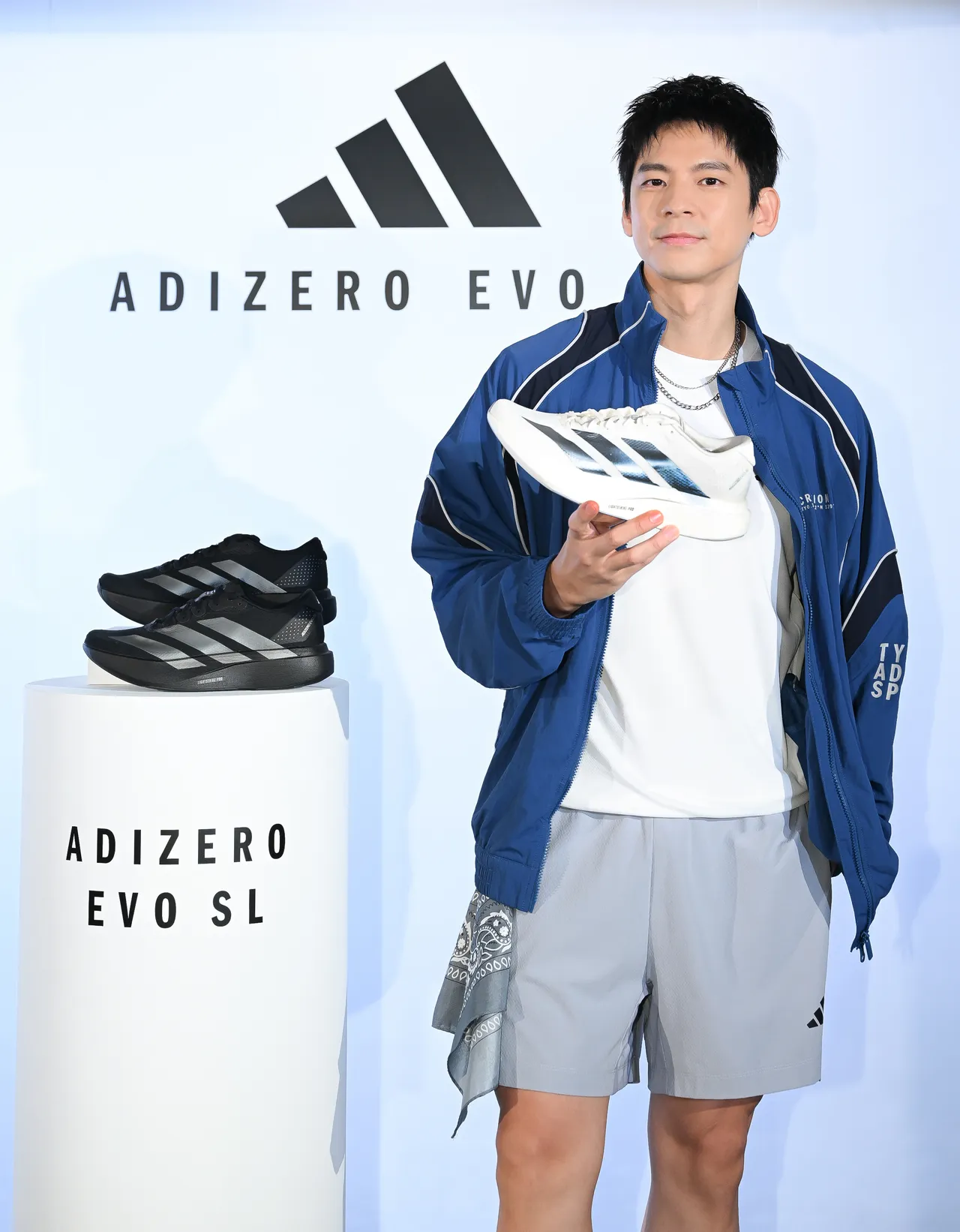 林柏宏今日出席運動品牌adidas Run The Beat 記者會。品牌提供