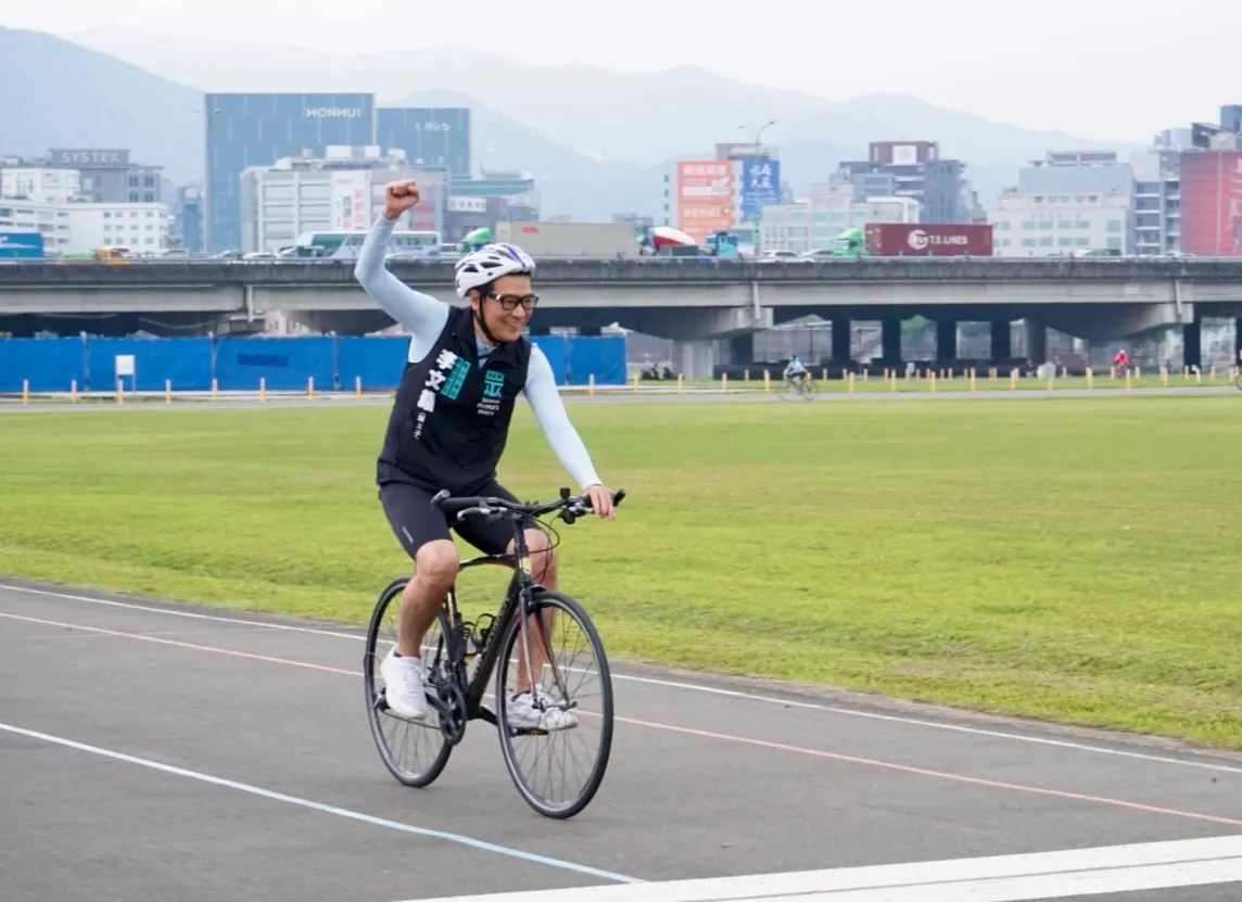 民眾黨基隆市安樂區議員參選人李文耀。邱筠媜攝