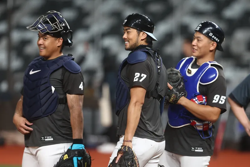 中華隊今天開訓。  中央社