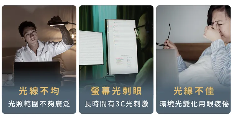 專業人氣KOL「色影雞l 只是個攝影師」專業開箱測評飛利浦A4L大銀亮檯燈的鮮明色感，認為能保護工作或遊戲時長時間用眼問題。台灣昕諾飛提供: