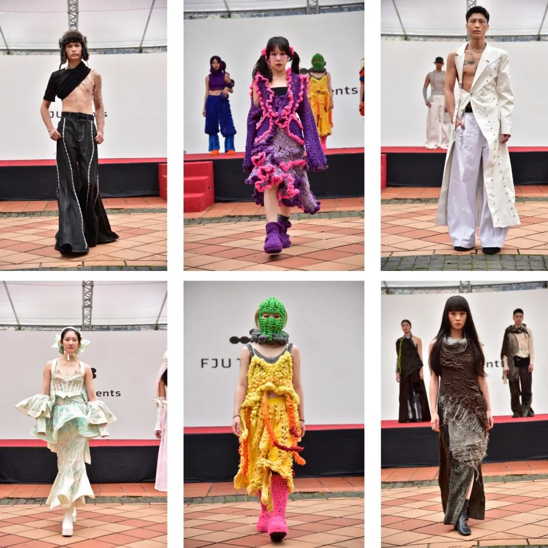 織品服裝學系2025開箱日動態秀。輔大提供