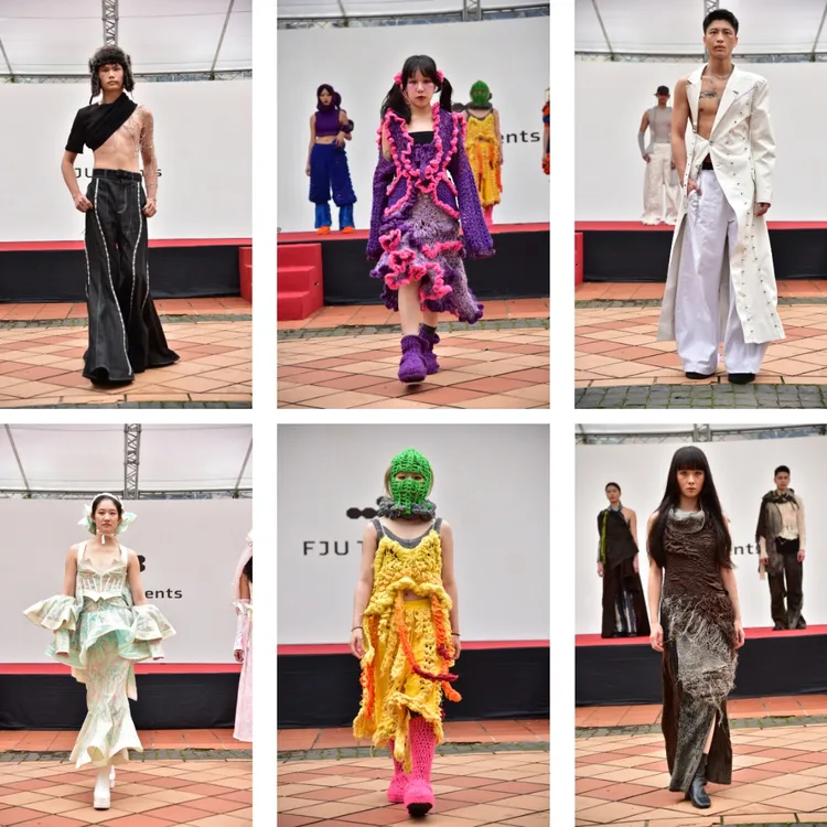 織品服裝學系2025開箱日動態秀。輔大提供