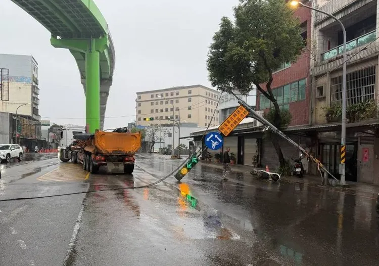 事故現場。蘆竹警分局提供