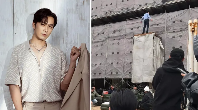 男星張雁名拍戲也曾從7樓高空摔落！差1公分險下半身癱瘓