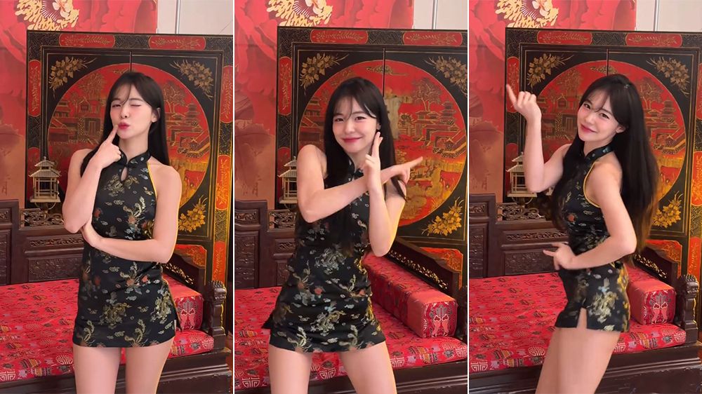 李多慧「旗袍女神拜年」又來了 粉絲嗨:好漂亮