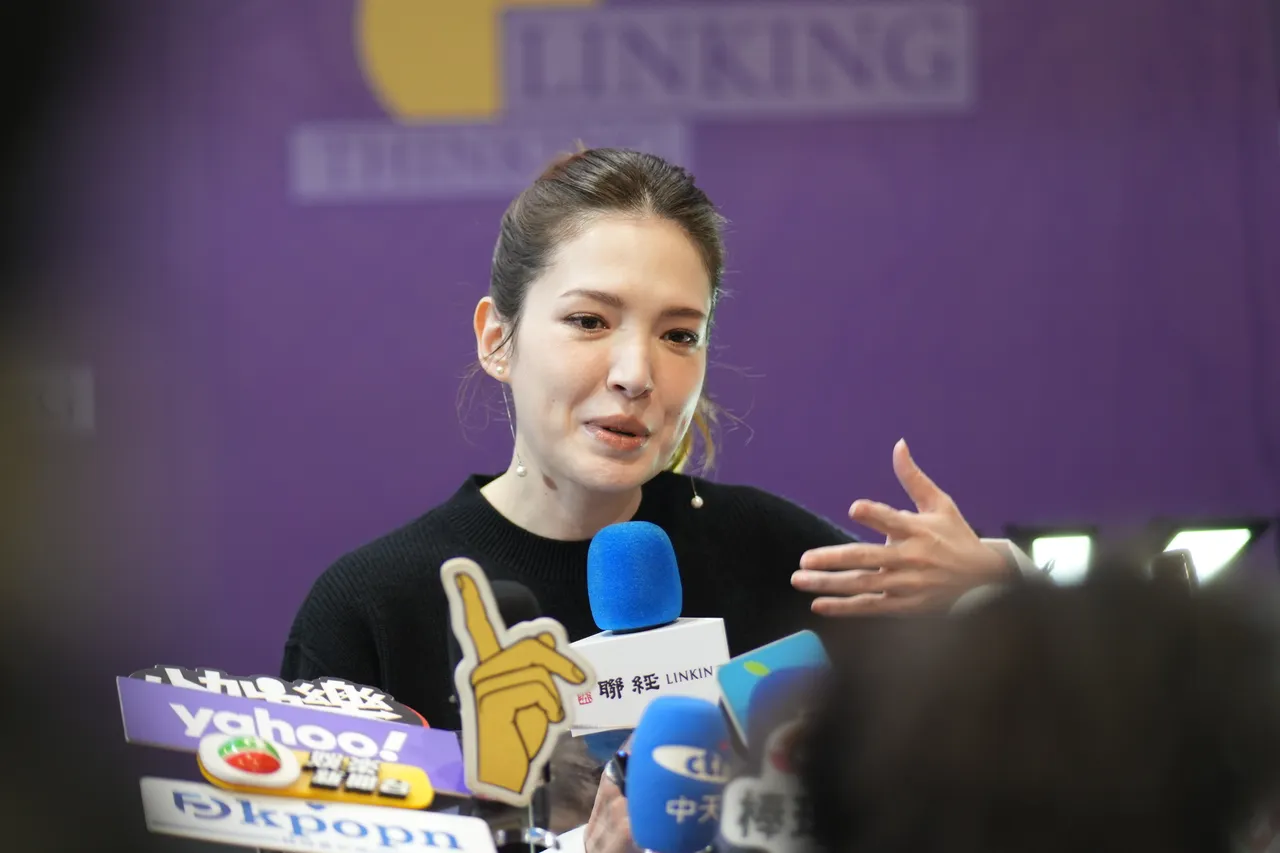 許瑋甯暢談出書心情。彭欣偉攝