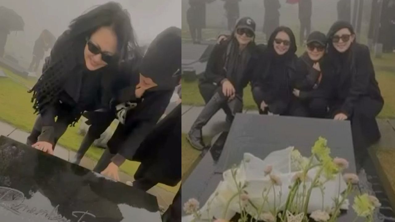 小S笑虧大S「愛鬧場」姊妹們墓園聚會 網友:天冷卻暖心