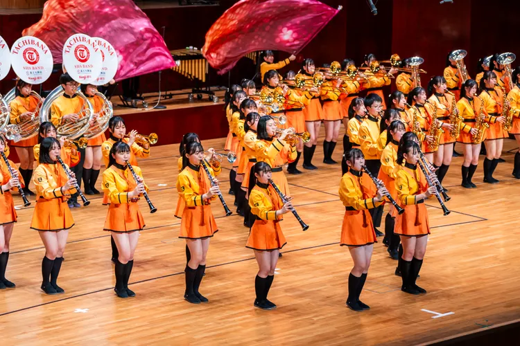日本京都橘高校吹奏樂部26名121期校友樂團將在3月10日晚間6點將在「光躍台灣・點亮嘉義」主舞台演出。翻攝畫面
