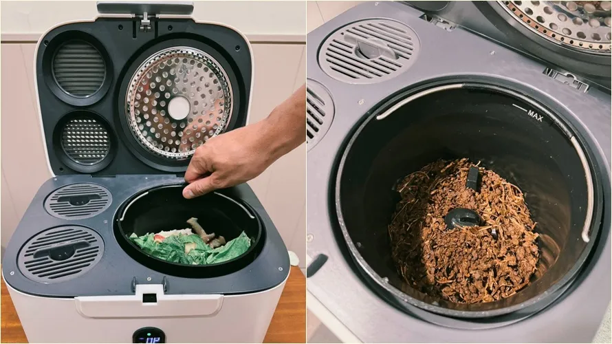 家用廚餘機。翻攝自劉元凱IG