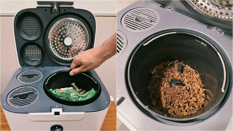 家用廚餘機。翻攝自劉元凱IG