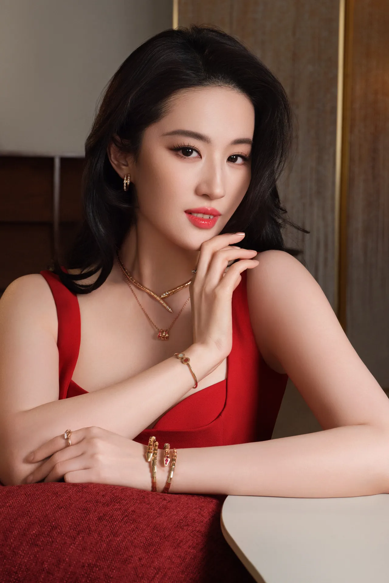 劉亦菲。品牌提供