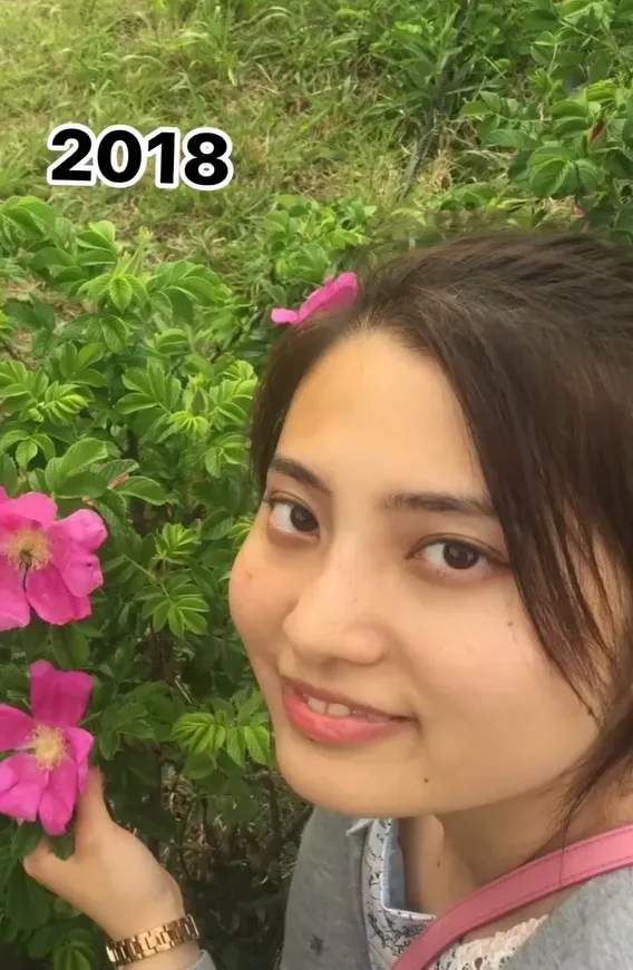 2018年減肥中。翻攝自本人IG