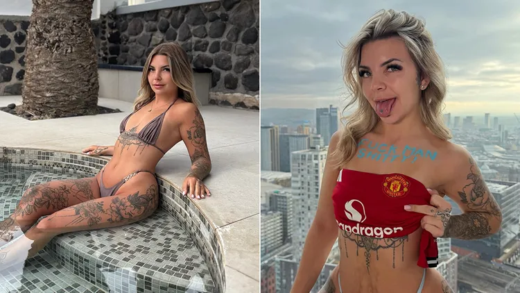 莎妮亞是曼聯球迷。翻攝自莎妮亞IG