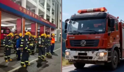 春節重大意外！中國湖南消防車墜崖　6名消防員喪命