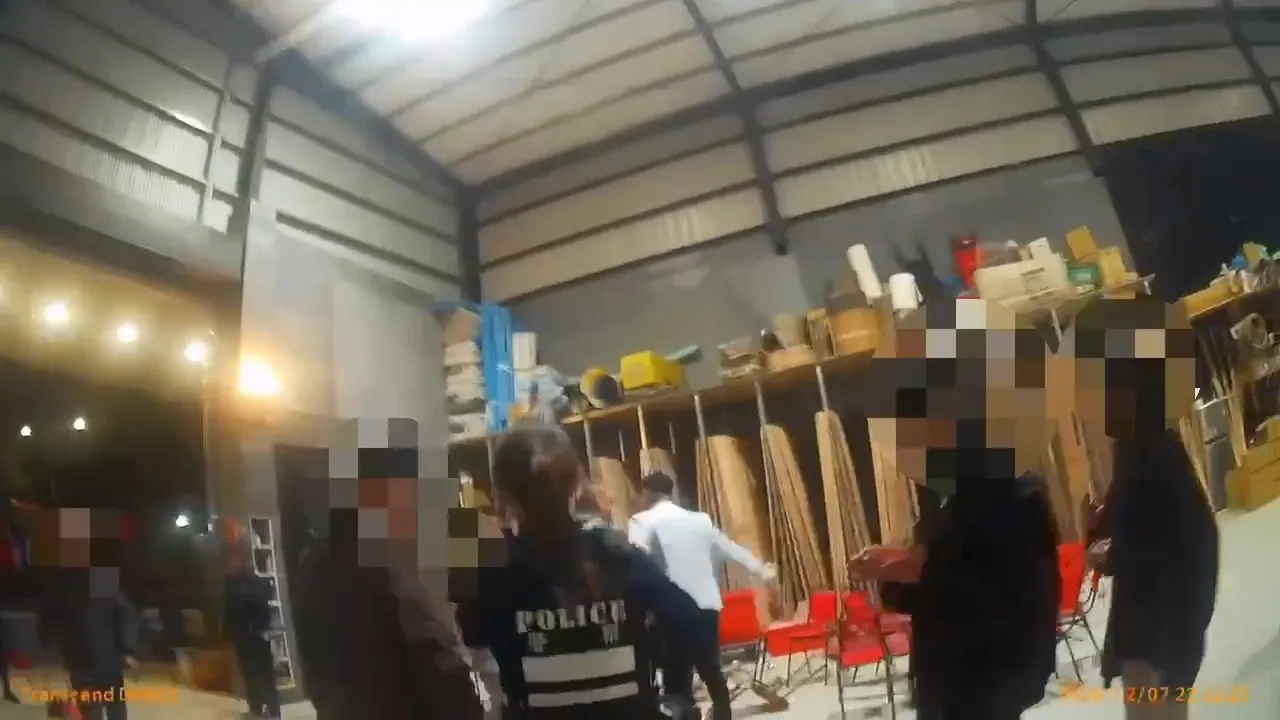 警方獲報到場了解狀況。翻攝畫面