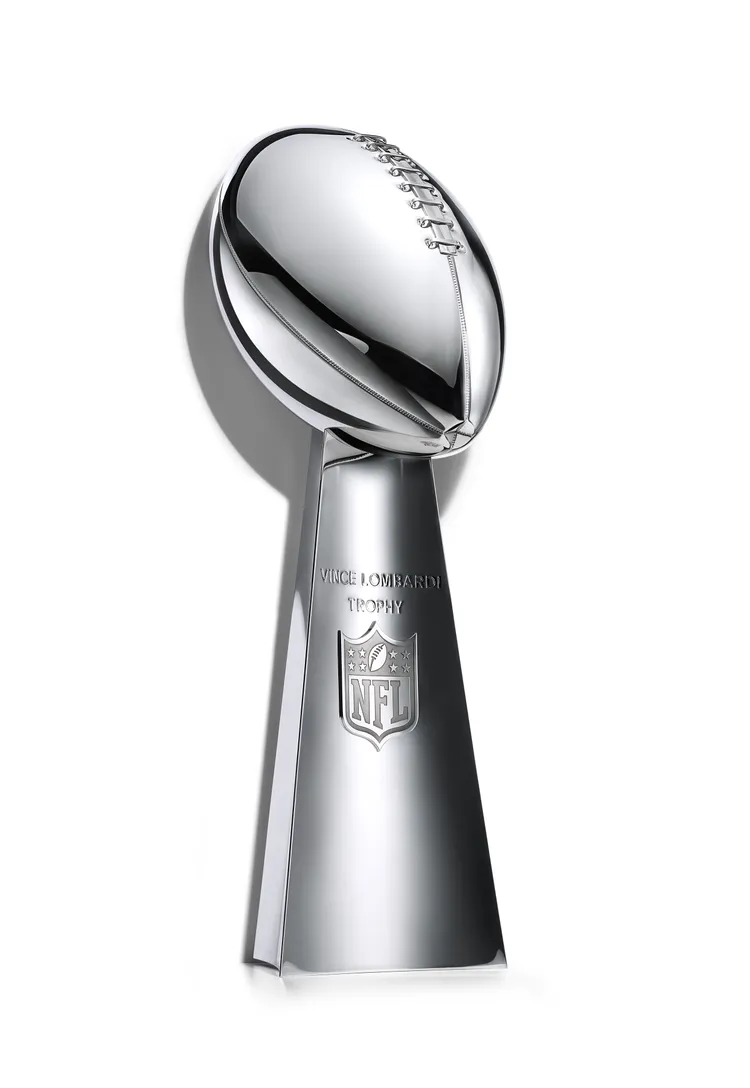 Tiffany Vince Lombardi獎盃。品牌提供