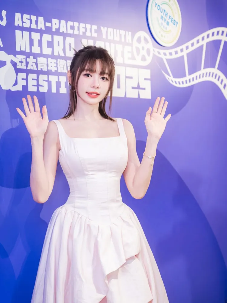 林明禎日前出席電影活動。摘自臉書