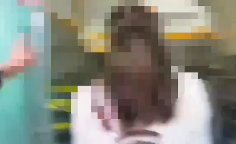 長髮外籍女子以旅遊名義來台後從事賣淫，工作地點就藏身的酒店林立的林森北路內。翻攝畫面