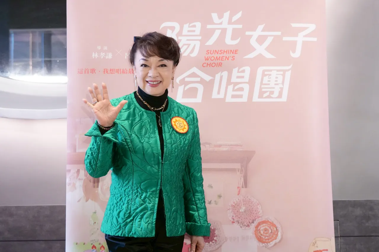 翁倩玉回台宣傳電影。彭欣偉攝