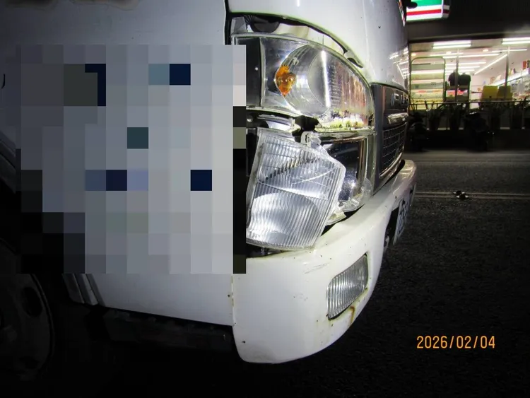 肇事的小貨車。警方提供