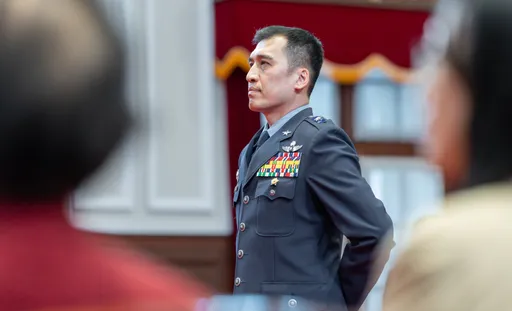 C-130資深飛行員江秉璁晉任少將！賴清德：國軍邁向4個新目標