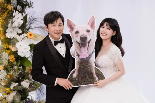 孫協志婚宴｜把愛犬帶進現場　打造繽紛童話迎賓世界