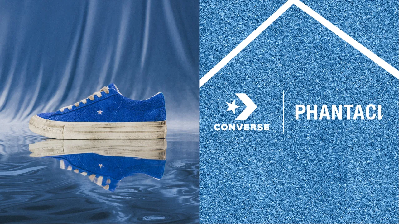 PHANTACI與Converse推出全新聯名鞋，以澳網硬地賽場為靈感。品牌提供