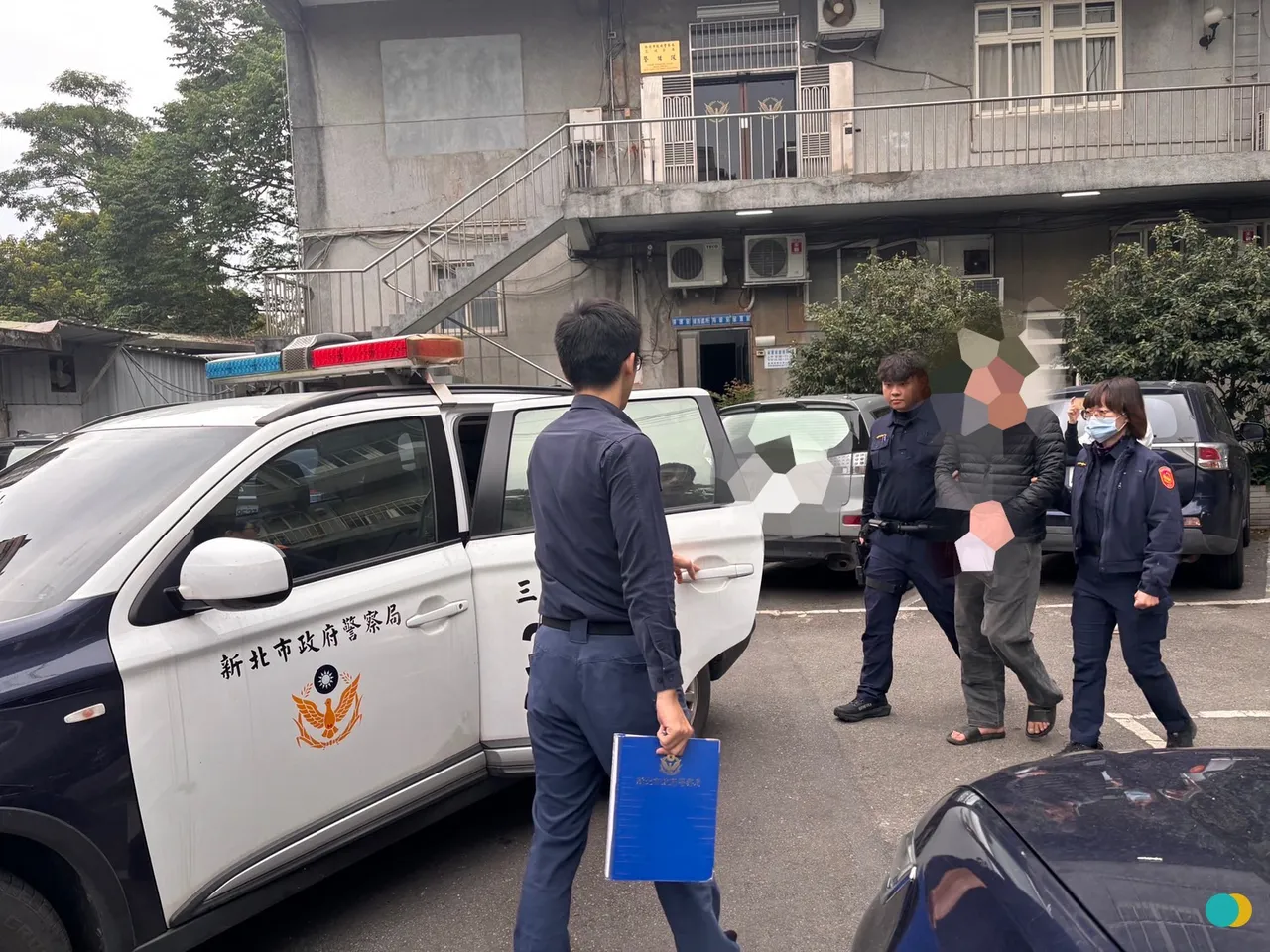 林男依公共危險罪嫌送辦。翻攝畫面