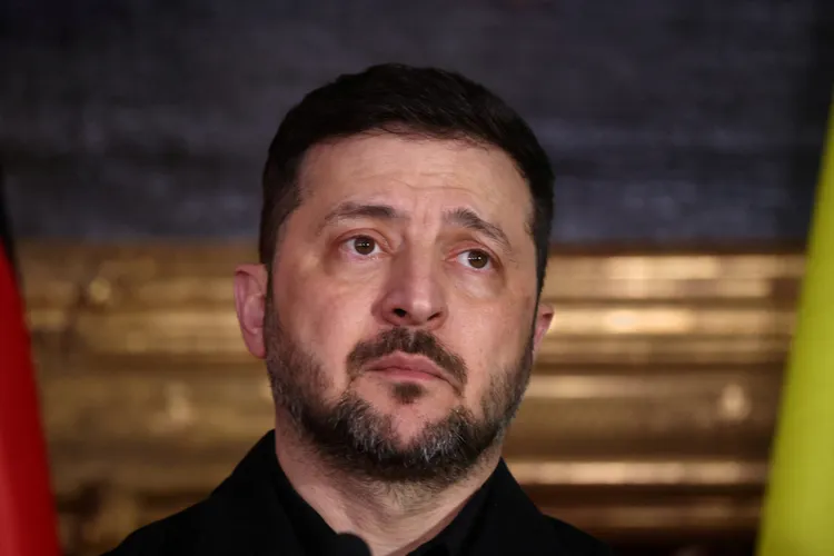 烏克蘭總統澤連斯基不願相信俄羅斯會全面侵略烏克蘭。路透社