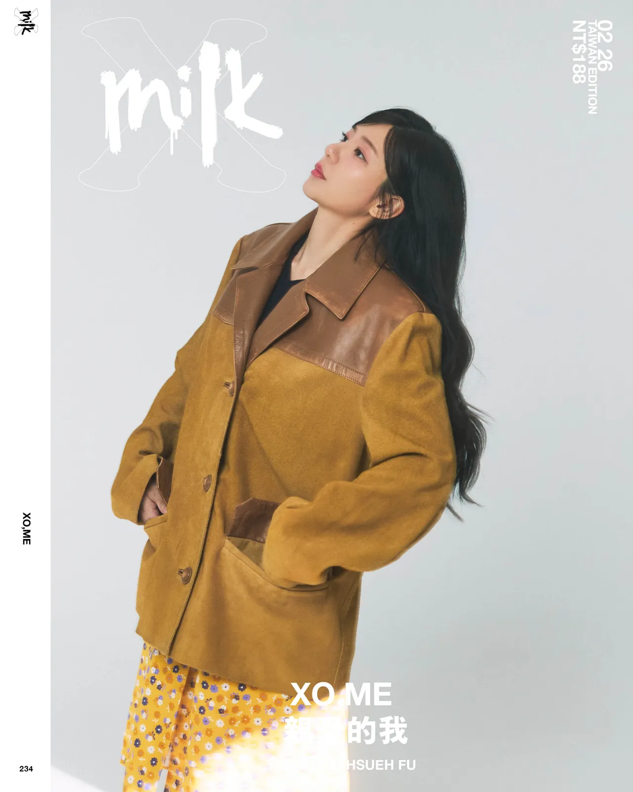 郭雪芙拍攝《MilkX》封面。《MilkX》Taiwan提供