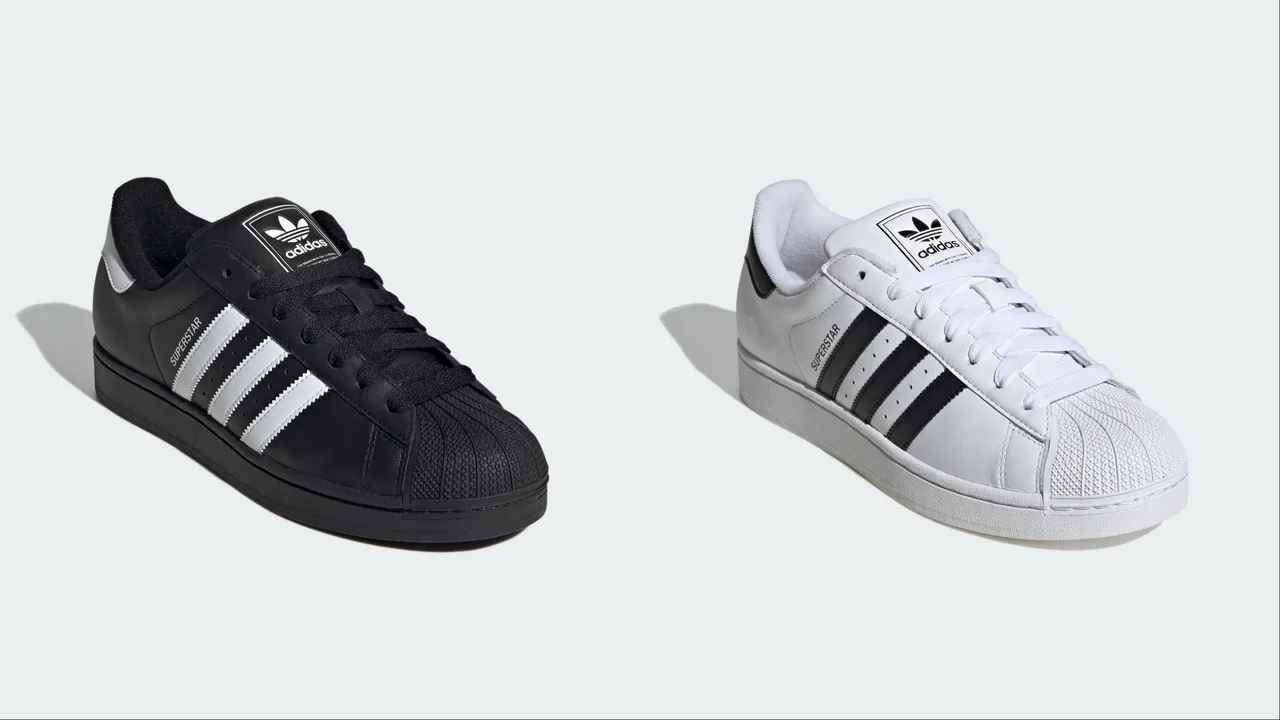 adidas Originals SUPERSTAR II鞋款，各3290元。品牌提供