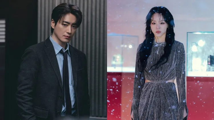 李浚赫（左圖）、申惠善繼《秘密森林》後，時隔8年合作《莎拉的真偽人生》。Netflix提供