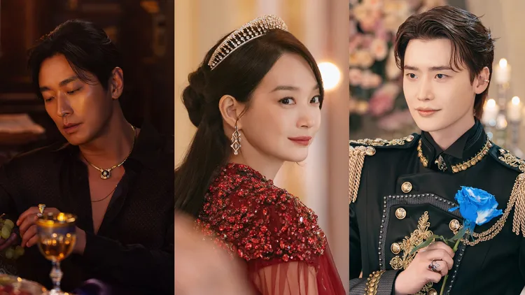 申敏兒（中）《再婚皇后》因朱智勛出軌離婚，再嫁李鍾碩。Disney+提供