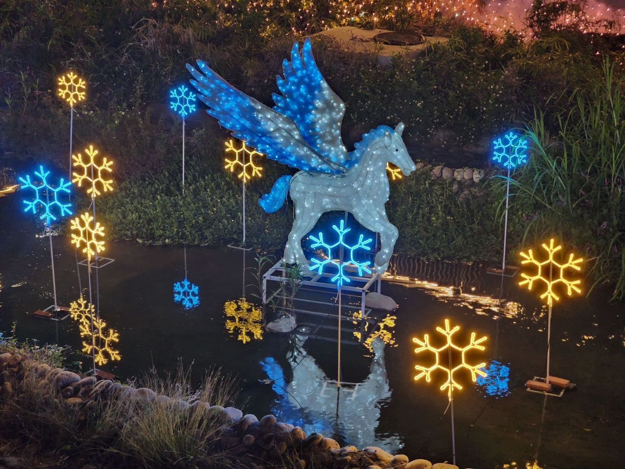 春節逛燈會!台中豐原三大水岸燈區亮相 持續點亮至元宵