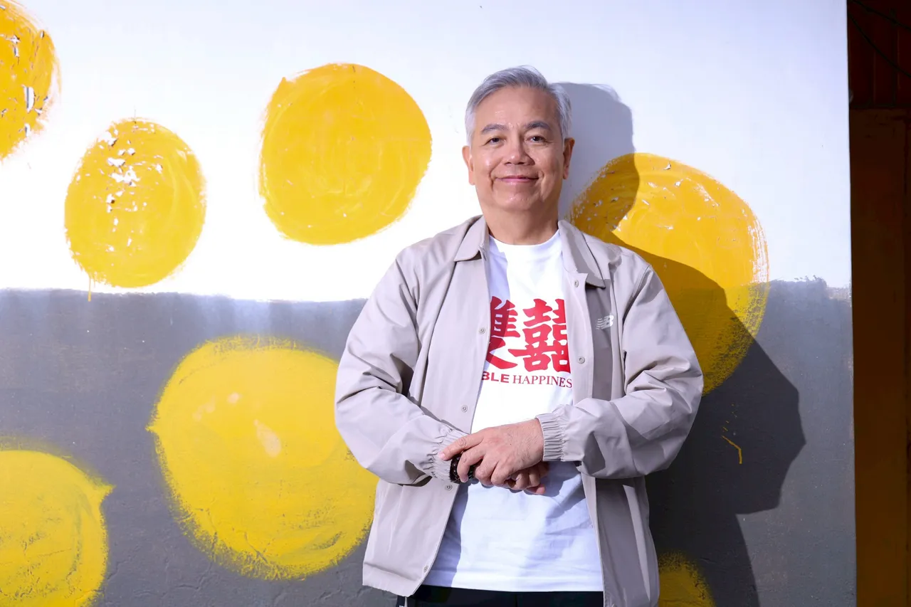 田啟文來台拍《雙囍》。莊宗達攝