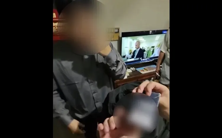 警逮馬來西亞籍車手。翻攝畫面